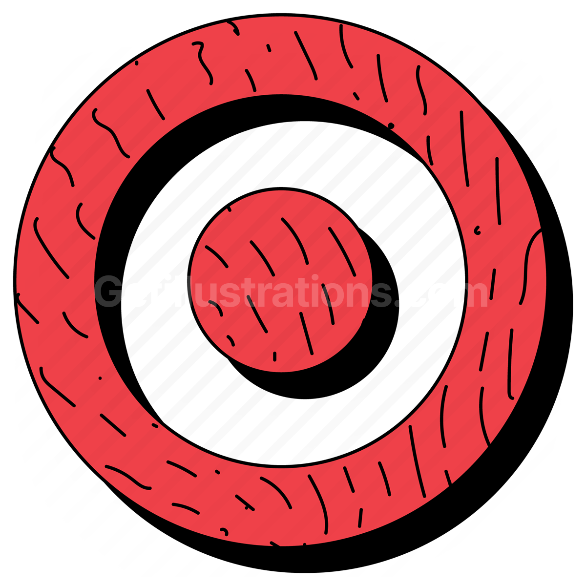 shape, shapes, circle, target, bullseye